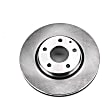 2018 Mazda CX-5 - Front, Driver or Passenger Side Brake Disc, Natural Finish, Plain Surface, Vented, 5 Lugs, 297 mm, 2.0L 4Cyl, Autospecialty By Powerstop