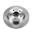 JBR368 Rear, Driver or Passenger Side Brake Disc, Natural Finish, Plain Surface, Vented, 5 Lugs, 3.0L, 6Cyl, Autospecialty By Powerstop