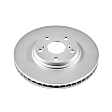 JBR737EVC Front, Driver or Passenger Side Brake Disc, Plain Surface, Vented, 5 Lugs,, Evolution Geomet Coated High Carbon