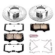 K2324-36 Front Brake Disc and Pad Kit, Cross-drilled and Slotted 6 Lugs 318.8 mm Carbon Fiber Ceramic Z36 Extreme Truck And Tow