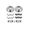 K5203-36 Rear Brake Disc and Pad Kit, Cross-drilled and Slotted 8 Lugs 325.9 mm Carbon Fiber Ceramic Z36 Extreme Truck And Tow
