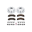 K5559-36 Front Brake Disc and Pad Kit, Silver zinc-plated, Cross-drilled and Slotted, 8 Lugs, 355 mm, Carbon Fiber Ceramic, Z36 Extreme Truck And Tow