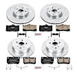 2009 Lexus IS350 - Front and Rear Brake Disc and Pad Kit, Cross-drilled and Slotted, 5 Lugs, 310 mm, Carbon Fiber Ceramic, Vehicles Built for USA Market Only, Z23 Evolution Sport Series