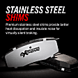 2018 Mercedes Benz Sprinter 2500 - Front and Rear Brake Disc and Pad Kit, Cross-drilled and Slotted, 6 Lugs, 298 mm, Carbon Fiber Ceramic, Z36 Extreme Truck And Tow
