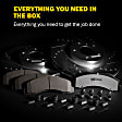 2018 Mercedes Benz Sprinter 2500 - Front and Rear Brake Disc and Pad Kit, Cross-drilled and Slotted, 6 Lugs, 298 mm, Carbon Fiber Ceramic, Z36 Extreme Truck And Tow