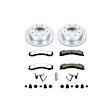 2019 GMC Sierra 3500 HD - Front Brake Disc and Pad Kit, Cross-drilled and Slotted, 8 Lugs, 355 mm, Carbon Fiber Ceramic, 6.6L 8Cyl, Z36 Extreme Truck And Tow