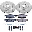 K6897 Front Brake Disc and Pad Kit, Cross-drilled and Slotted 5 Lugs 330 mm Carbon Fiber Ceramic Z23 Evolution Sport Series