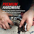 4-Wheel Set Power Stop&reg; K7063 Front and Rear Z23 Daily Carbon-Fiber Ceramic Brake Pad and Drilled & Slotted Rotor Kit
