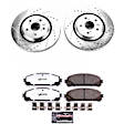 2021 Lexus RX350 - Front Brake Disc and Pad Kit, Cross-drilled and Slotted, 5 Lugs, 328 mm, Carbon Fiber Ceramic, 3.5L 6Cyl, Z36 Extreme Truck And Tow