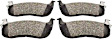 2018 Volvo S90 - Rear Brake Disc and Pad Kit, Cross-drilled and Slotted 5 Lugs 320 mm Carbon Fiber Ceramic Z36 Extreme Truck And Tow