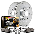 K7940-36 Front Brake Disc and Pad Kit, Cross-drilled and Slotted, 5 Lugs, 330 mm, Carbon Fiber Ceramic, Z36 Extreme Truck And Tow