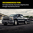 2024 GMC Sierra 1500 - Front Brake Disc and Pad Kit, Cross-drilled and Slotted, 6 Lugs, 342.9 mm, Carbon Fiber Ceramic, 5.3L 8Cyl, Z36 Extreme Truck And Tow
