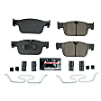 K8225 Front and Rear Brake Disc and Pad Kit, Cross-drilled and Slotted, 5 Lugs, 320 mm, Carbon Fiber Ceramic, Z23 Evolution Sport Series