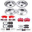 1999 Lexus LX470 - 6-Piece Kit Front and Rear, Brake Disc and Caliper Kit, Red Powdercoat Caliper, Carbon Fiber Ceramic, 5 Lugs, Z36 Extreme Truck And Tow