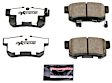 KC1240A-26 2-Wheel Set Front and Rear Brake Kit With Calipers, Cross-drilled and Slotted 4 Lugs 259 mm Red Powdercoat Caliper, Carbon Fiber Ceramic, Includes (2) Disc and Pad Kit and (2) Caliper
