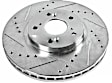 KC2220 2-Wheel Set Front and Rear Brake Kit With Calipers, Cross-drilled and Slotted 5 Lugs 320 mm Red Powdercoat Caliper, Carbon Fiber Ceramic, Includes (2) Disc and Pad Kit and (2) Caliper