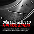2003 Acura RSX - 6-Piece Kit Front and Rear, Brake Disc and Caliper Kit, Red Powdercoat Caliper, Carbon Fiber Ceramic, 5 Lugs, Z23 Evolution Sport Series