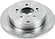 KCOE1453 2-Wheel Set Front Brake Kit With Calipers, Plain Surface 6 Lugs Natural Caliper, Ceramic, Z17 OE Replacement, Includes (1) Brake Disc and Pad Kit and (2) Brake Caliper