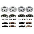 2004 Hummer H2 - 6-Piece Kit Front and Rear, Brake Disc and Caliper Kit, Natural Caliper, Ceramic, 8 Lugs, Z17 OE Replacement