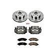2020 Ram 1500 Classic - Front Brake Kit With Calipers, Natural Finish, Plain Surface, 5 Lugs, 336 mm, Ceramic, Natural, Z17 OE Replacement