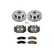 2020 Ram 1500 Classic - Front Brake Kit With Calipers, Natural Finish, Plain Surface, 5 Lugs, 336 mm, Ceramic, Natural, Z17 OE Replacement