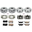 2008 Hummer H3 - 6-Piece Kit Front and Rear, Brake Disc and Caliper Kit, Natural Caliper, Ceramic, 6 Lugs, Z17 OE Replacement