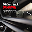 KCOE2840 Front and Rear Brake Disc and Caliper Kit, Plain Surface, 5 Lugs, Ceramic, Z17 OE Replacement