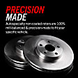 KCOE2840 Front and Rear Brake Disc and Caliper Kit, Plain Surface, 5 Lugs, Ceramic, Z17 OE Replacement