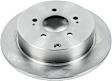 2000 Subaru Outback - 2-Wheel Set Rear, Brake Disc and Caliper Kit, Natural Caliper, Ceramic, 5 Lugs, Z17 OE Replacement