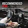 KCOE6974 Front Brake Disc and Caliper Kit, Natural Caliper, Ceramic, 5 Lugs, Z17 OE Replacement