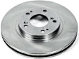 KCOE8621 2-Wheel Set Front Brake Kit With Calipers, Plain Surface 5 Lugs 300 mm Natural Caliper, Ceramic, Z17 OE Replacement, Includes (2) Brake Caliper and (1) Brake Disc and Pad Kit