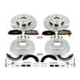 KOE15085DK 4-Wheel Set Front and Rear Brake Disc And Drum Kit, Plain Surface 4 Lugs 200 mm, Z17 OE Replacement, Includes (1) Brake Drum and Shoe Kit and (1) Brake Disc and Pad Kit
