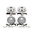 1988 Chevrolet K1500 - 4-Wheel Set Front and Rear Brake Disc And Drum Kit, Plain Surface, 6 Lugs, 254 mm, Extended Cab Pickup, With Heavy Duty Chassis, OE Replacement Includes (1) Brake Drum and Shoe Kit and (1) Brake Disc and Pad Kit