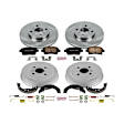 2006 Scion xB - 6-Piece Kit Front and Rear, Brake Disc And Drum Kit, 4 Lugs, Z17 OE Replacement