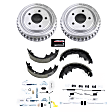 2002 Ford Ranger - Brake Drum and Shoe Kit, With Rear Drum Brake, Models with 9 in. rear drums, Z17 OE Replacement