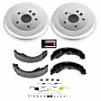 KOE15387DK Z17 OE Replacement Brake Drum and Shoe Kit