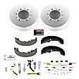 KOE15389DK Rear OE Stock Replacement Drum + Shoe Kit, 6 Lugs