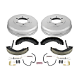 KOE15393DK Z17 OE Replacement Brake Drum and Shoe Kit