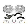 KOE15394DK Z17 OE Replacement Brake Drum and Shoe Kit