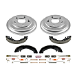 KOE15397DK Z17 OE Replacement Brake Drum and Shoe Kit