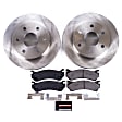 KOE2009 Front Brake Disc and Pad Kit, Plain Surface, 6 Lugs, 12.01 in., Ceramic, OE Replacement