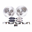 KOE2069 Front Brake Disc and Pad Kit, Plain Surface 6 Lugs 330 mm Ceramic OE Replacement