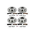 2007 Chevrolet Silverado 2500 HD Classic - Front and Rear Brake Disc and Pad Kit, Natural Finish, Plain Surface, 8 Lugs, 325 mm, Ceramic, 6.6L 8Cyl, Z17 OE Replacement