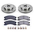 KOE2149 Front Brake Disc and Pad Kit, Plain Surface 5 Lugs 305 mm Ceramic Z17 OE Replacement