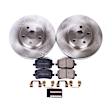 KOE2316 Front Brake Disc and Pad Kit, Plain Surface 5 Lugs 275 mm Ceramic OE Replacement