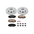 KOE258 Z17 OE Replacement Front Brake Disc and Pad Kit, 2-Wheel Set, For Models with 275mm (10.8 in.) Front Rotors