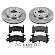 4-Wheel Set Power Stop&reg; KOE2847 Front and Rear OE Stock Replacement Low-Dust Ceramic Brake Pad and Rotor Kit