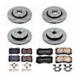 4-Wheel Set Power Stop&reg; KOE2876 Front and Rear OE Stock Replacement Low-Dust Ceramic Brake Pad and Rotor Kit