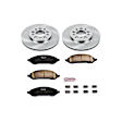 2007 Ford Freestar - Front Brake Disc and Pad Kit, Natural Finish, Plain Surface, 5 Lugs, 293.12 mm, Ceramic, 3.9L 6Cyl, Z17 OE Replacement