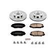 KOE3054 Front Brake Disc and Pad Kit, 5 Lugs, Ceramic, OE Replacement